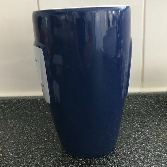 2010 Winter Olympic Games Vancouver Canada Tall Coffee Mug Blue Embossed 16 oz - Picture 7 of 9